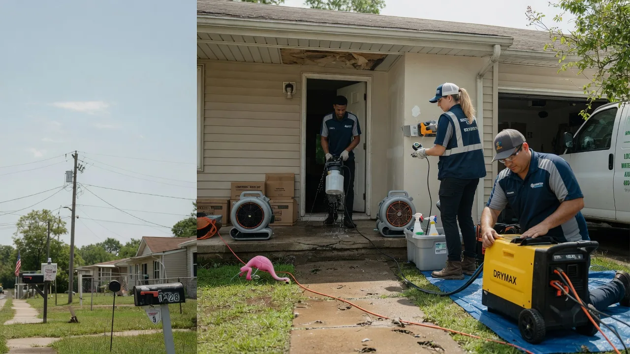 Storm Damage Water Removal in New London, IA near me